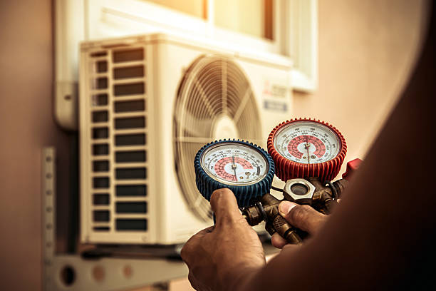 Professional Hvac Maintenance technician working in Arcadia, OK